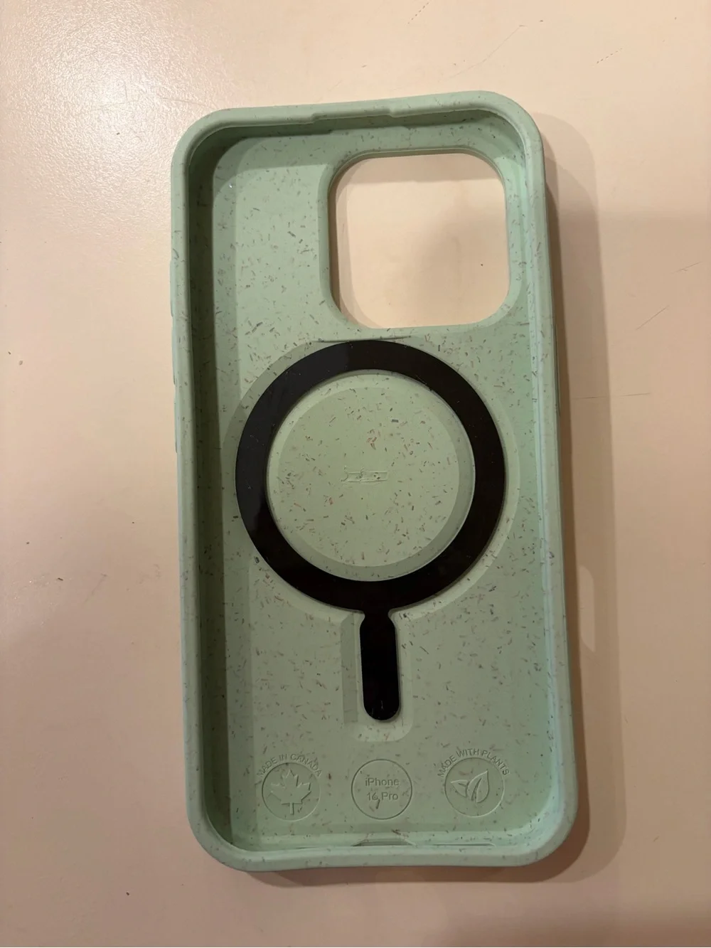 NWOT Pela Sage Green Oasis Mint Green Plant-Relief iPhone 16 Pro Case fits 17